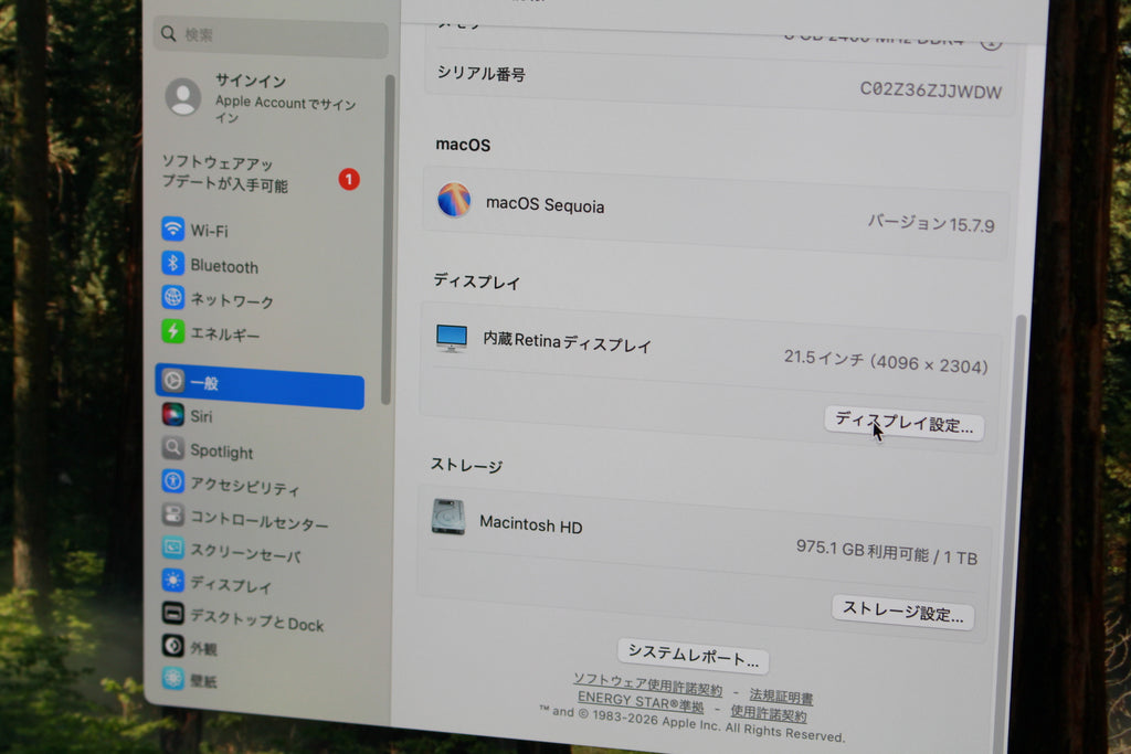 Apple MRT32J/A iMac2019 HDD1TB