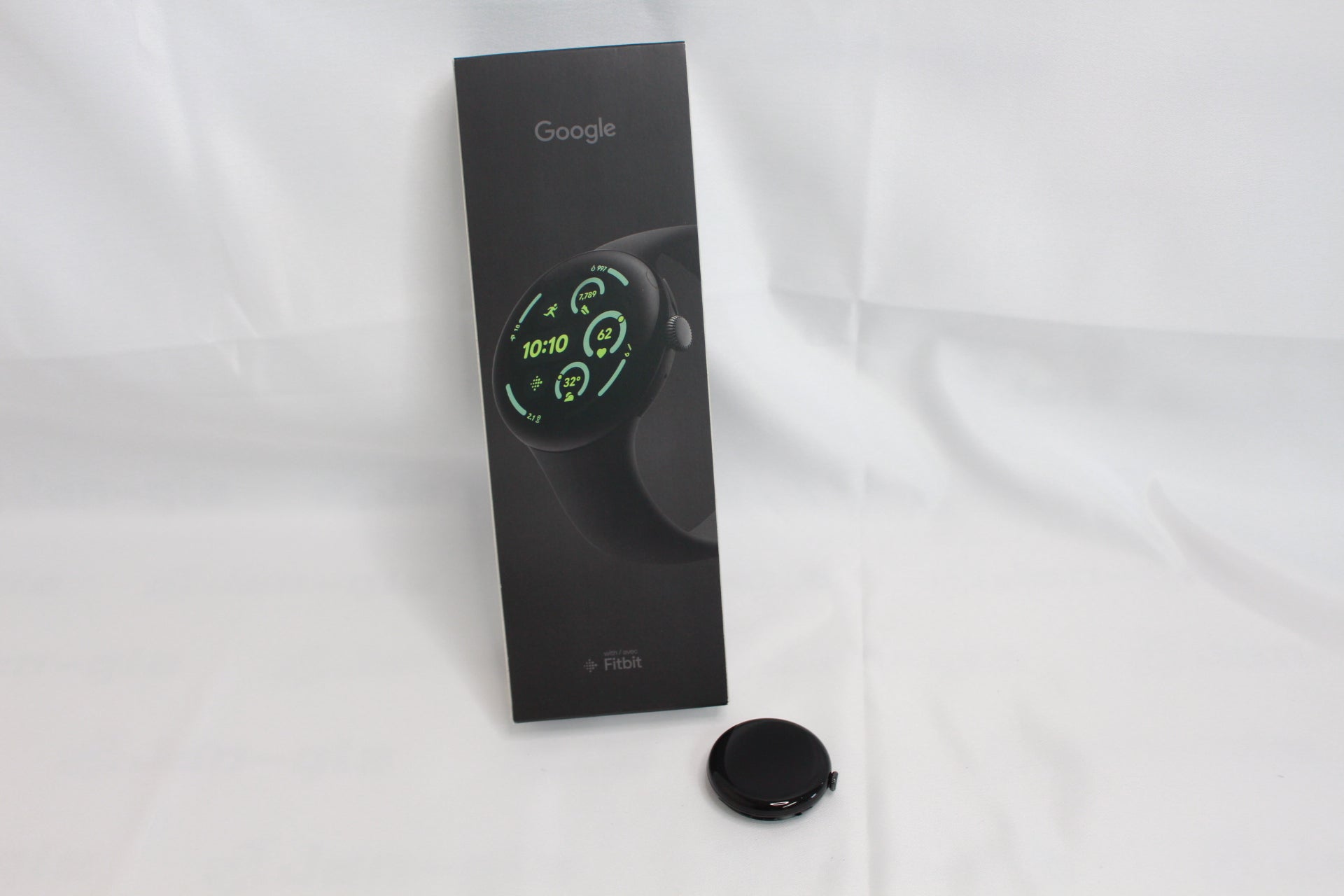 Google Pixel Watch 3 （Wi-Fiモデル） 45mm Matte Black アルミケース/Obsidian アクティブ バンド GA05785-US