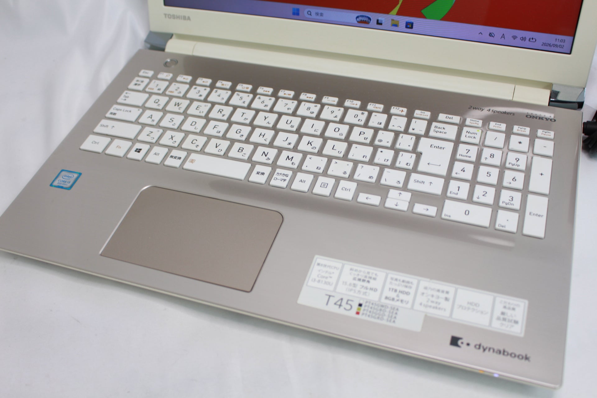 TOSHIBA dynabook T45 T45/GGPT45GGD-SEA