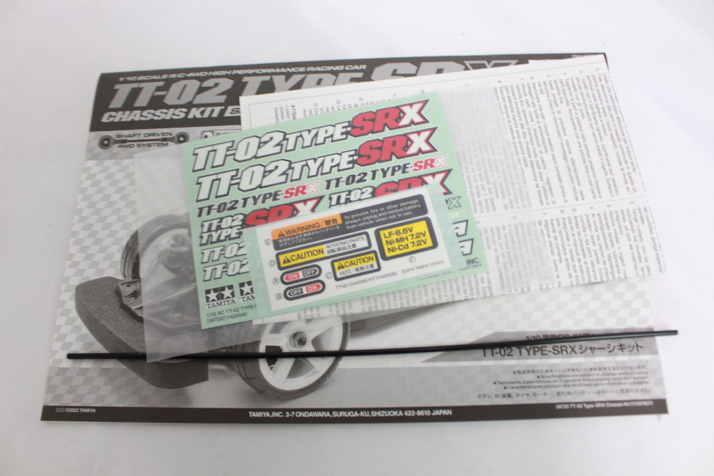 タミヤ 1/10 電動RC組立キット TT-02 TYPE-SRX シャーシキット【58720】