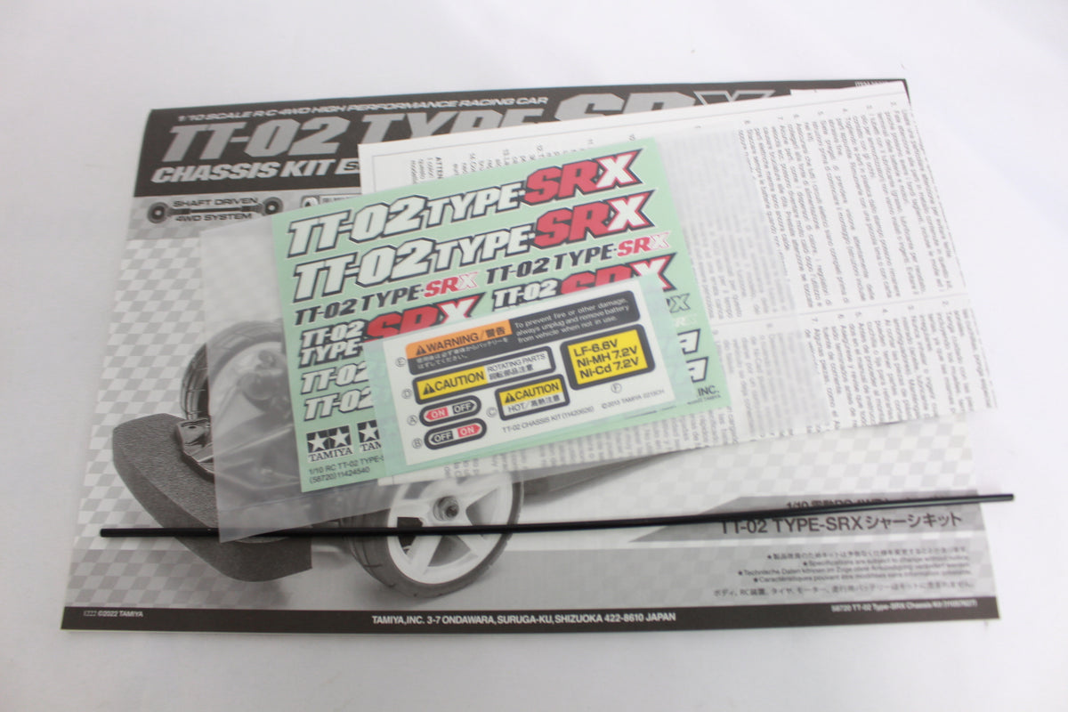 タミヤ 1/10 電動RC組立キット TT-02 TYPE-SRX シャーシキット【58720】