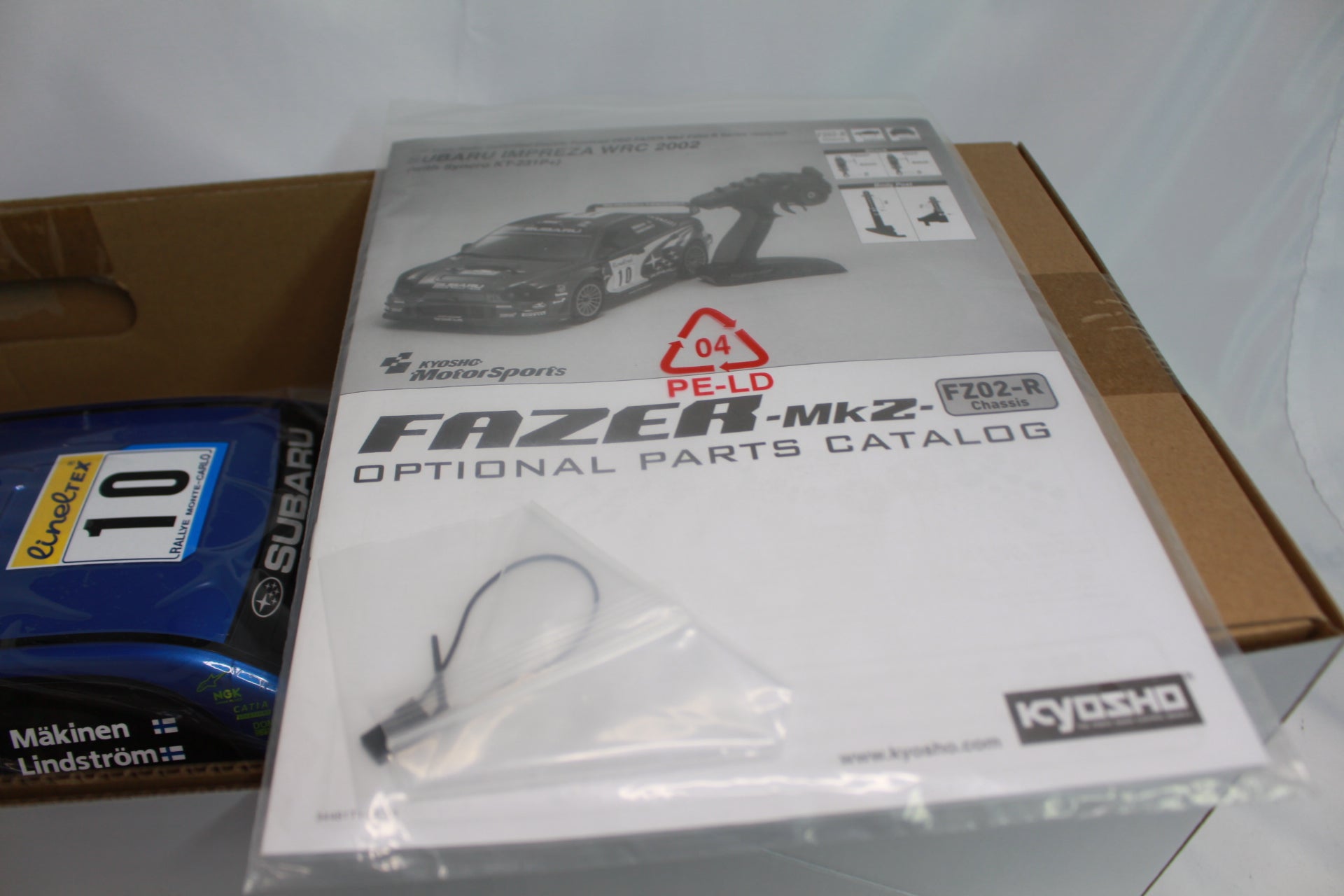 京商 1/10 EP 4WD フェーザーMk2 FZ02-R レディセット スバル インプレッサ WRC 2002 34481T1