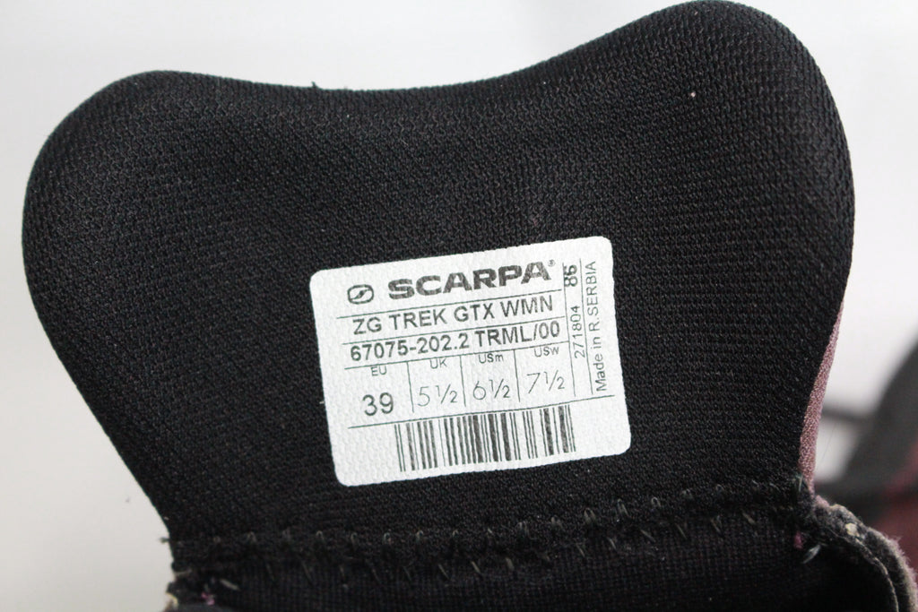 SCARPA ZG TREK GTX  WMN 67075-202.2 テレメア