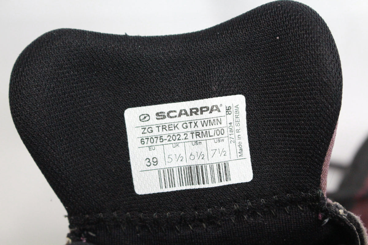 SCARPA ZG TREK GTX  WMN 67075-202.2 テレメア