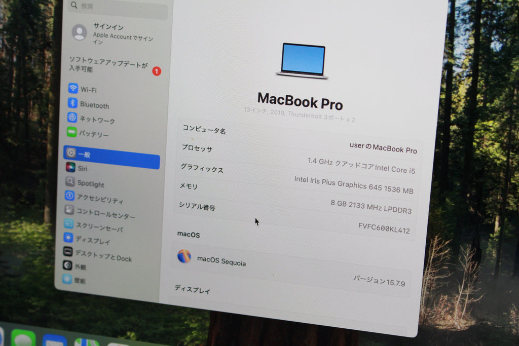 Apple MUHR2J/A MacBook Pro 256GB