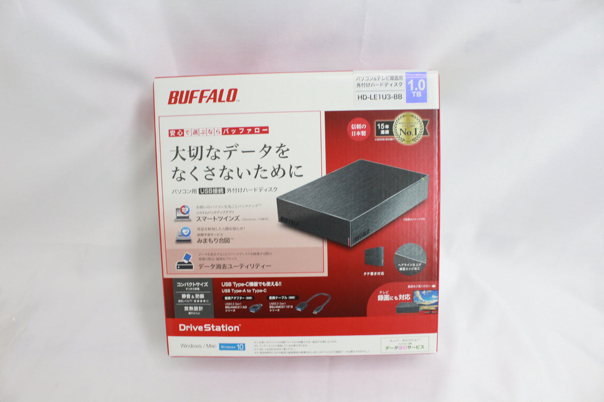 バッファロー  HD-LE1U3-BB [ブラック]